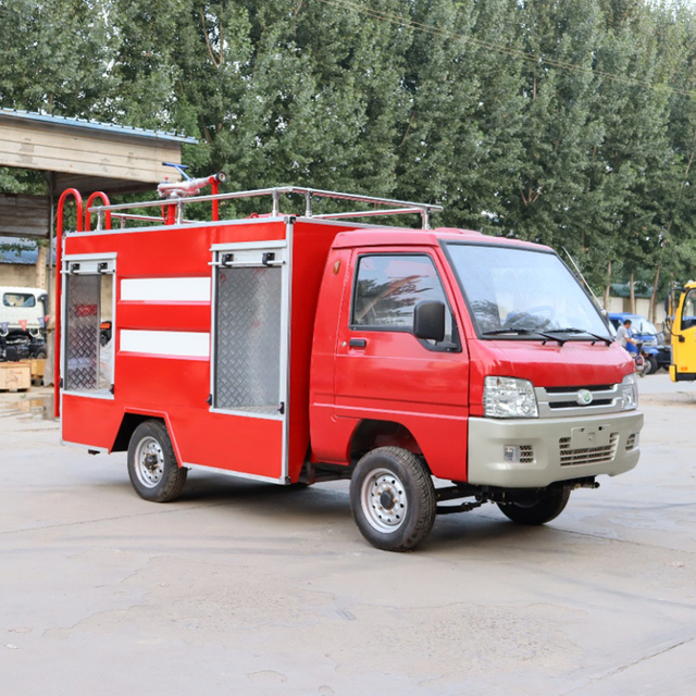 Yuling Electric Four-wheel 2-cube Mini Fire Truck