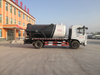 Large scale sewage suction truck