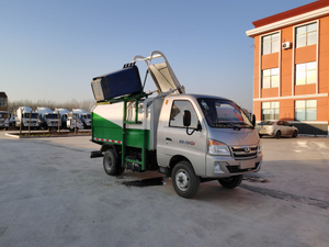 Miniature hanging bucket garbage truck 