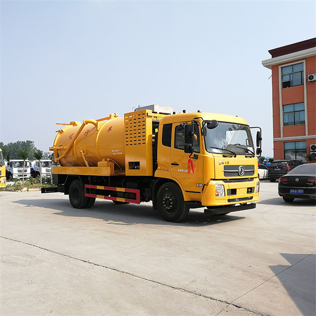 Pipeline Dredging And Cleaning Dual-use Vehicle 9+6 Dongfeng Tianjin