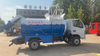 Cylindrical kitchen waste truck