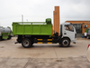 Large hook arm garbage truck