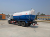 Large capacity sewage suction truck