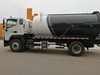 Medium to large scale sewage suction truck