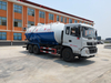 Large capacity sewage suction truck